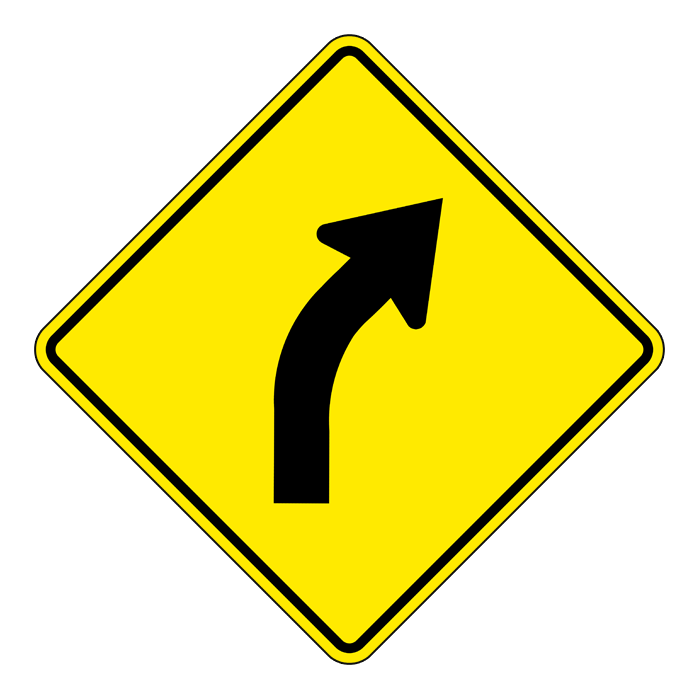 WA3R, Right Curve, 60x60cm