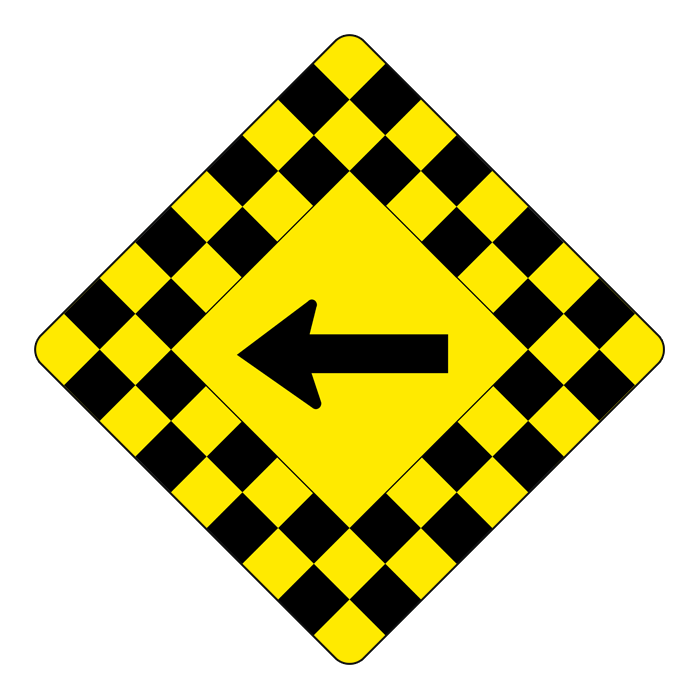 WA8L, Checkerboard Left, 90x90cm