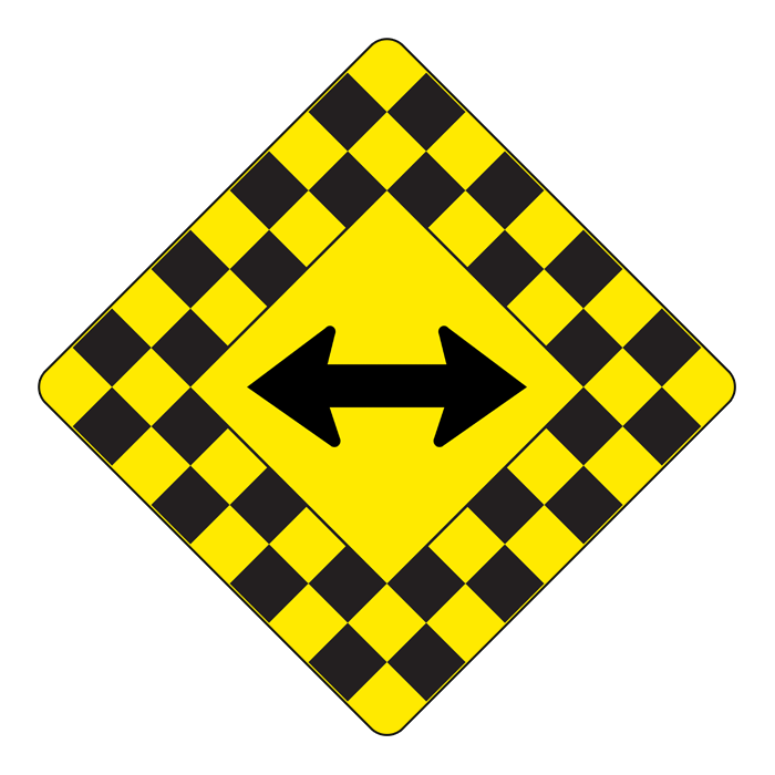 WA8LR, Checkerboard Left/Right, 90x90cm