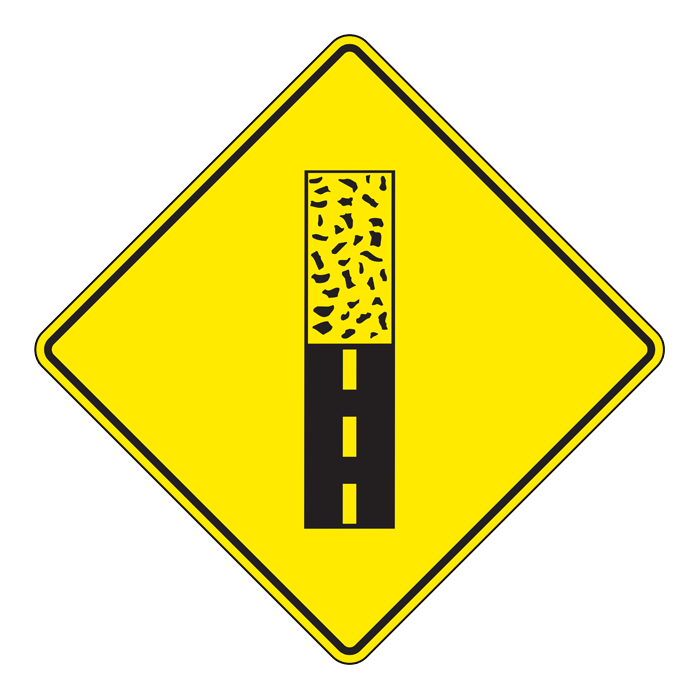 WA25, OVERSIZED Pavement Ends, 90x90cm