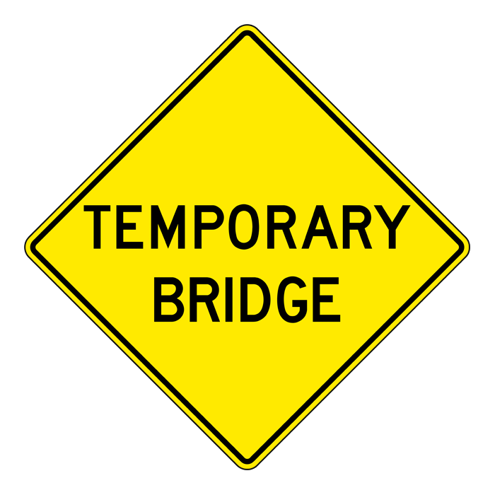 WA30A, Temporary Bridge, 90x90cm