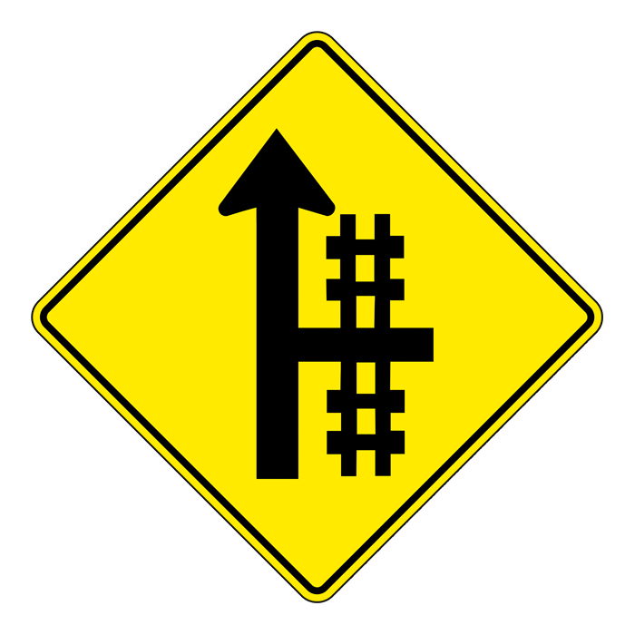 WC4B, Railroad Crossing Ahead, 75x75cm