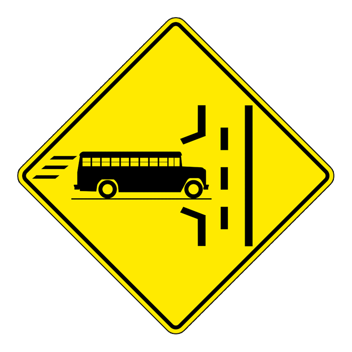 WC10L, Left School Bus Entrance, 75x75cm