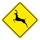 [16251] WC11, Deer Crossing, 60x60cm (.081Alum, High Intensity Grade)