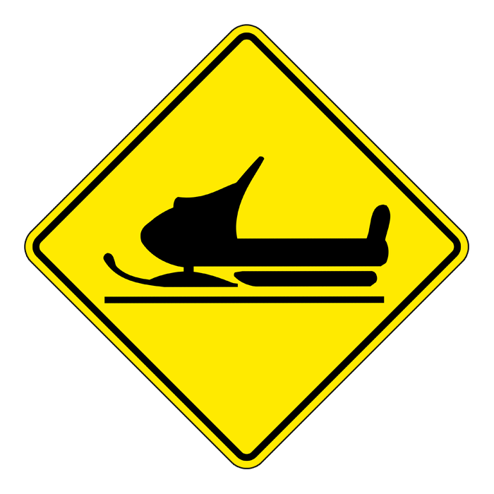 WC18, Snowmobile Crossing, 60x60cm