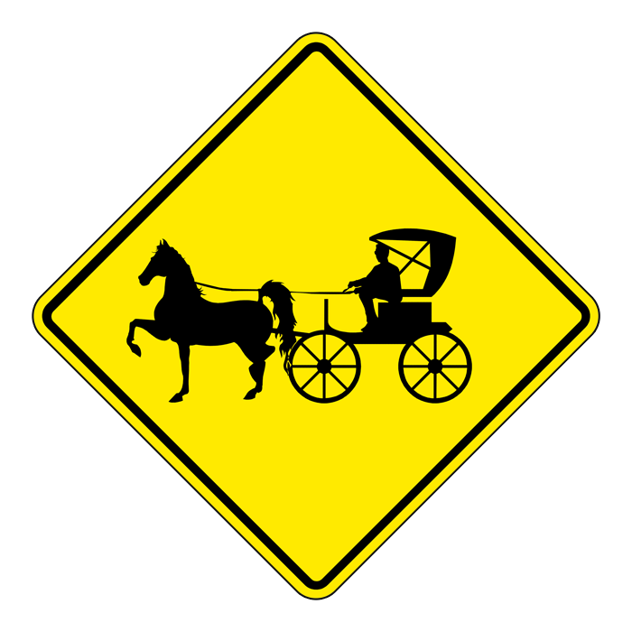 WC23, Horse-Drawn Vehicle, 60x60cm