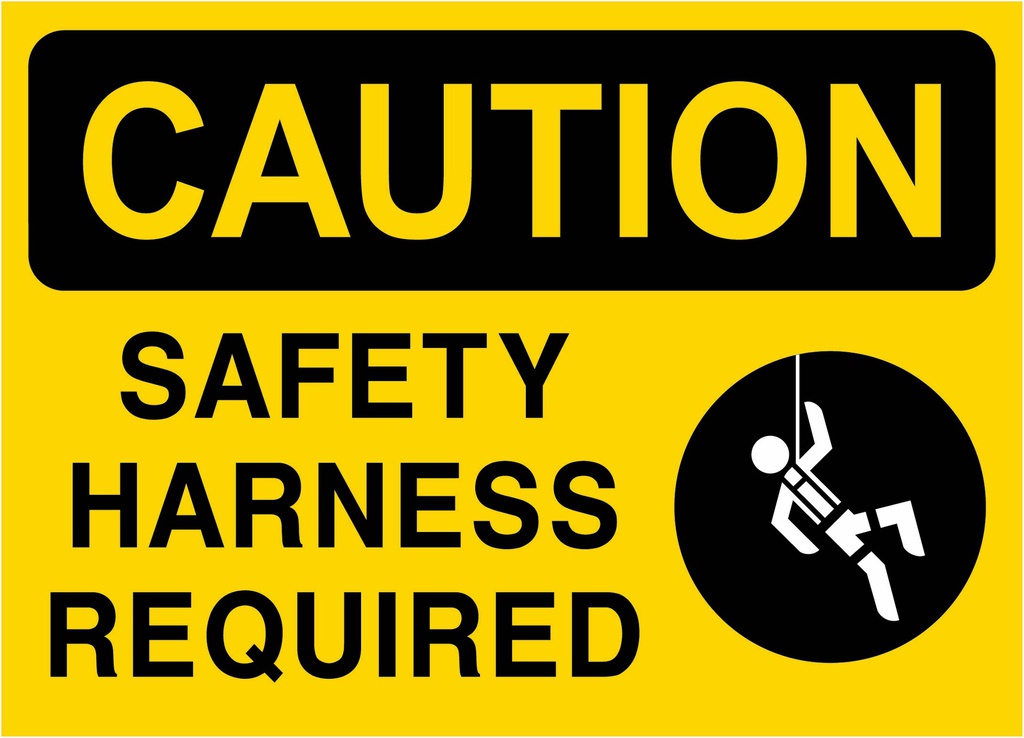 CS13 OSHA Caution Safety Harness