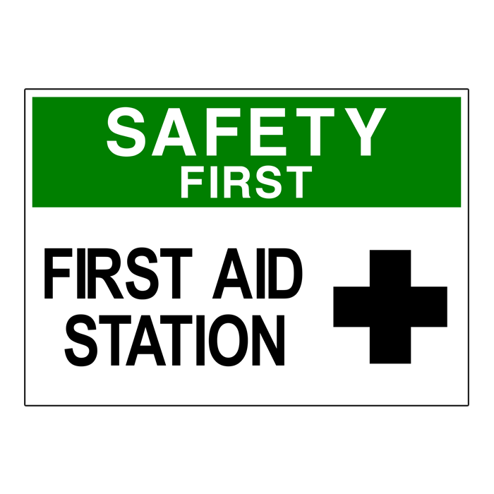 SS13 OSHA Safety First First Aid Station