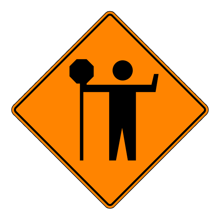 Roll Up Sign, TC21 Flag Man