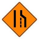 Roll Up Sign, TC3R Right Lane Closed