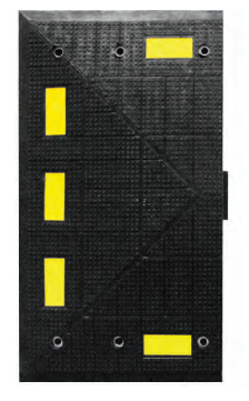 Speed Hump - End Cap Male 35" L x 10" W x 2"H - 14lb