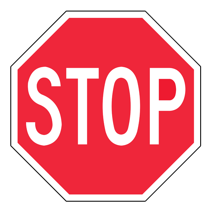 RA1, Stop, 60x60cm