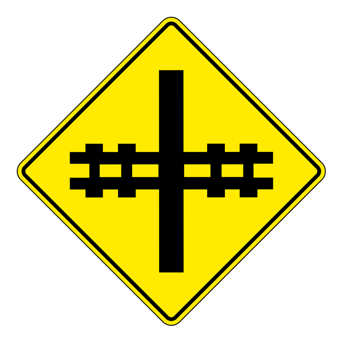 WC4, Railroad Crossing, 75x75cm