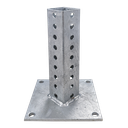 [0039260] Square Post Bolt Down Anchor Base 45 Degree
