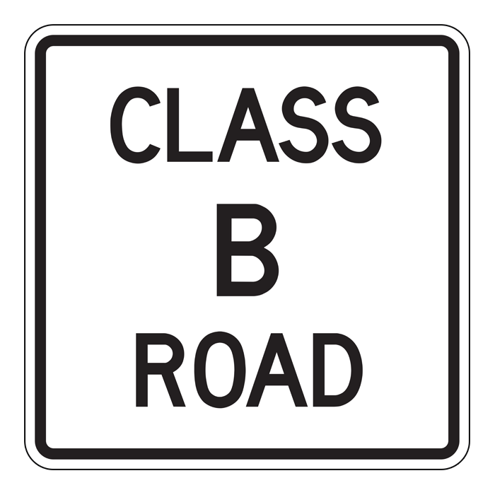 RB77, Class B Road, 60x60cm