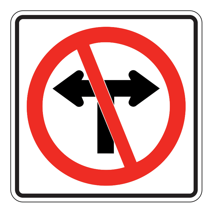 RB15, No Turning, 60x60cm