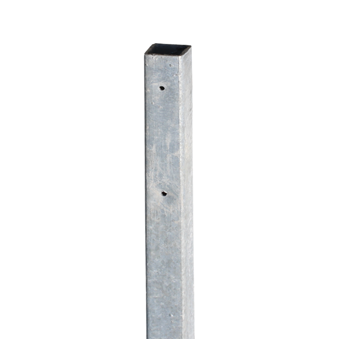 Post Square  Galvanized Delineator 7' x 1"