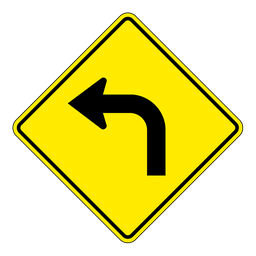 WA2L, Left Sharp Curve, 60x60cm