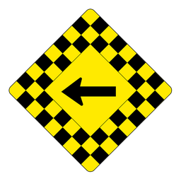 WA8L, Checkerboard Left, 90x90cm