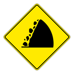 WC6R, Right Falling Rock, 75x75cm