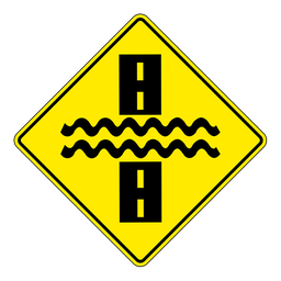 WC21, Water Over Road, 75x75cm