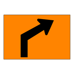 TC10ERT, Detour Curve Right, 45x30cm