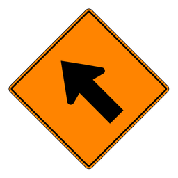 [4509] Roll Up Sign, TC4 Lane Closure Arrow