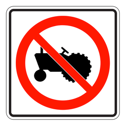 RB60, No Tractors, 60x60cm